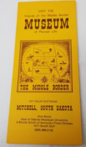 Pioneer Life Museum Brochure Mitchell South Dakota 1985 Friends Middle B... - £11.68 GBP