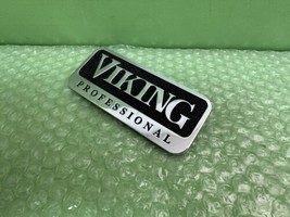 Viking Professional Emblem Logo Badge Nameplate Trim (4 1/2&quot; x 1 7/8&quot;) Metal - $46.78