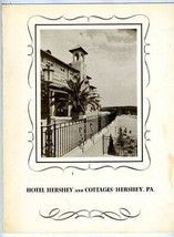 Hotel Hershey &amp; Cottages Menu Hershey Pennsylvania 1953 - £79.35 GBP