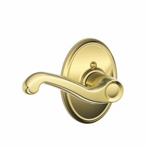 Schlage Left Handed Lever with Wakefield Trim Non-Turning Lock, Bright B... - $158.62 MXN