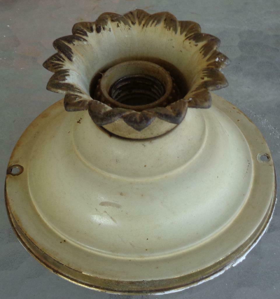 Beautiful Antique Metal Salvaged Light Fixture – UNIQUE DESIGN – COPPER ... - $118.79