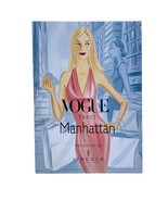 VOGUE Takes Manhattan Lincoln Car Postcard Invitation Invite NYC 2000 5x7 - $26.06 CAD