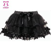 Elastic Gothic Lace Tutu Skirt - £25.76 GBP