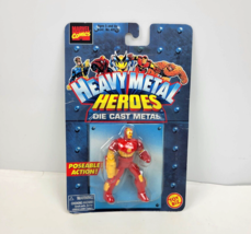 Iron Man Heavy Metal Heroes Die Cast Metal Marvel Toy Biz 1997 NEW Sealed - £8.62 GBP