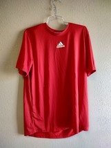 adidas mens medium s/s pregame red - $14.25