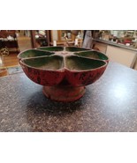 Antique Cast Iron Rotating 9&quot; Nail Holder &amp; Base Blacksmith - $197.99