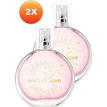 2 x Wish of Love Avon Women EDT 1.7oz 50ml EDT Perfume Fragrance Fresh - £27.11 GBP