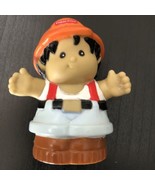 Fisher Price Little People 1999 Dump Truck Driver From Set 72649 - $209.21 MXN
