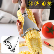 Stainless Steel Corn Cob Peeler Stripper Remover Kitchen Cutter Thresher... - £12.11 GBP