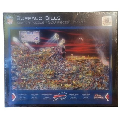 Buffalo Bills Joe The Journeyman 500 Piece Puzzle NFL Football Made In U... - $18.79