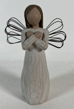 Willow Tree Figurine Sign For Love 2003 Demdaco- Angel Figurine By Susan... - $8.90