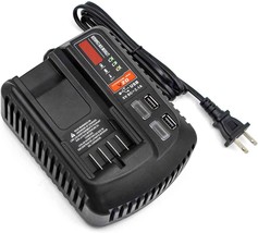 CMCB104 20V Battery Fast Charger with 2 USB Ports Compatible with Craftsman 20V - £33.44 GBP