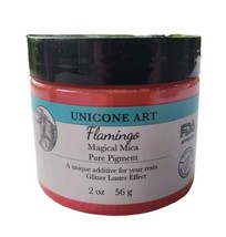 Magical Mica Pure Pigment Flamingo Color (Hot Pink) for Resin Glitter Lu... - £17.90 GBP