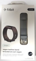 Fitbit Charge 5 Vegan Leather Replacement Band Genuine OEM (Large) NEW In Box - £23.56 GBP