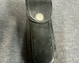 Vintage Rite Edge Black Leather Folding Knife Case/Holder Sheath for Belt - £5.87 GBP