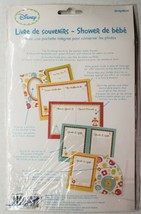 Disney Winnie the Pooh Baby Shower Keepsake Book With Built In Pocket - $14.84