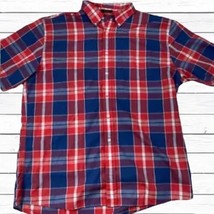 Pendleton Fremont Shirt Blue Red Button Up Plaid Outdoor Casual Mens XL - $19.95