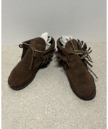 Vintage Genuine Indian The Cherokees Moccasins Size F 7 Sable - €51,31 EUR