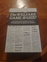 Vintage 1971 The Welfare Game &amp; A Modest Solution St. Croix&#39;s Socio-Economic Kit - £22.84 GBP