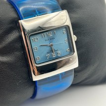 Paul Jardin Silver and Blue WR 30mm Women’s Quartz Watch Working - $446.38 MXN