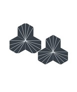 Mexican Mission Cement Tile Handcrafted 10 sqf  - Sole Hexagonal2  -  8x8" - $199.00