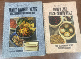 Tupperwave Family Favorite Meals Light And Easy Microwave Cookbooks 1991 - £27.24 GBP