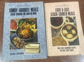 Tupperwave Family Favorite Meals Light And Easy Microwave Cookbooks 1991 - £25.89 GBP