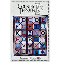 Alphabet Quilt Pattern 427 by Connie Tesene and Mary Tendall for Country Threads - $8.99