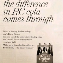 1962 RC Cola Royal Crown Advertisement Soda Pop Beverage Six Pack Bottle... - £22.70 GBP