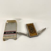 Vintage Barlow Pocket Knife Made In Japan Edison Pipe &amp; Tubing Houston TX - €8,78 EUR