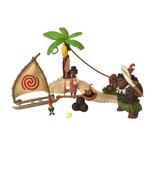 Disney’s  Moana 12 Piece Adventure Play Set Plastic Toy Set Cake Toppers - £15.27 GBP