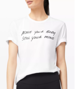 Lululemon 5 Year Basic T-Shirt Move Your Body - $39.59