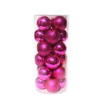 Anyhhouz Christmas Balls Rose Red Shiny Hanging Décor Ornaments - $37.90+