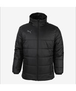 Puma TeamLiga Padded Jacket Men&#39;s  Jacket Coat Warm Sports Black NWT 657... - £71.96 GBP