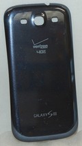 Original Samsung Galaxy S3 4G Lte Verizon Battery Cover Door Blue Phone i535 Iii - £2.75 GBP