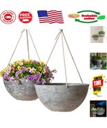 Durable 13.2 Inch Hanging Planters with Drainage for Healthy Growth - Se... - $1,476.87 MXN