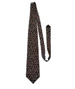 Christian Dior Monsieur Silk Tie Navy Red Gold Geometric Pattern Made in... - $19.80