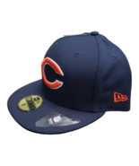 New Era Chicago Bears NFL 59Fifty Basic Team Fitted Hat Navy Size 8 - £26.40 GBP