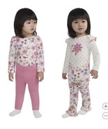 Huggies Girls Boys Layette Set Pink 4-Piece Bodysuits Pants Organic Cotton - $746.18 MXN