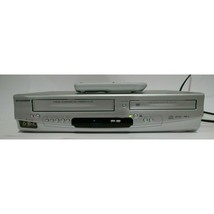 Sylvania DVC860E DVD VCR Combo with Remote Cables and Hdmi Adapter - $166.58
