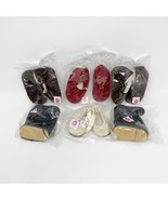 Lot of 6 VTG Zims Baby Doll Shoes Red, Black &amp; Ivory NEW Old Stock - $26.41