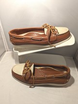 Lauren Ralph Lauren Yolonda Leather Loafers  Women 5.5 Boat Shoes Top Si... - £39.21 GBP