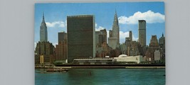 Vintage United States Headquarters New York City 1970&#39;s Postcard - £3.86 GBP