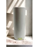 Haeger Floral USA Flower Vase Mid Century MCM White 9”Cylindrical Vtg Ce... - £36.47 GBP