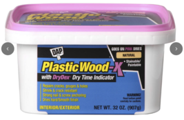 DAP® Plastic Wood-X™ Interior/Exterior Natural Latex Wood Filler - 32 oz. - $32.17