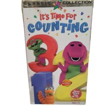 Barney It’s Time For Counting Classic Collection VHS Video Tape Sing Alo... - $11.88