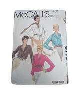 18/40 Vintage 1970s Sewing Pattern McCalls 6772 Blouses - $4.99