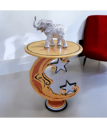 Gold Moon Table, Celestial Table, Moon, Sun, Stars end table, 25x21 by A... - $6,770.93 MXN