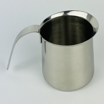 Vintage Krups Espresso Coffee Cream Pitcher Stainless Steel 18-8 Made in PRC - £11.56 GBP