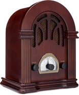 Clearclick Retro Am/Fm Radio With Bluetooth - Classic Wooden Vintage Ret... - $159.88 CAD